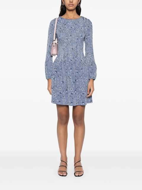 Maje floral-print mini dress - Blue - zdjęcie produktu nr 2