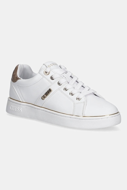 Guess sneakersy BRITZ damskie kolor biały FLFBTZ ELE12 - zdjęcie produktu nr 1