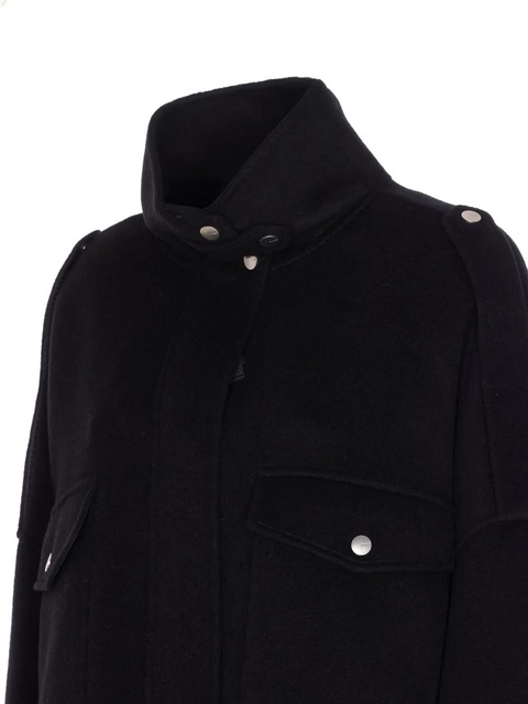 PINKO zip-up wool-blend jacket - Black - zdjęcie produktu nr 2