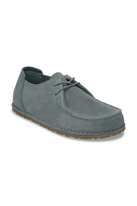 Birkenstock półbuty zamszowe Utti Lace kolor szary 1030035 - zdjęcie produktu nr 2