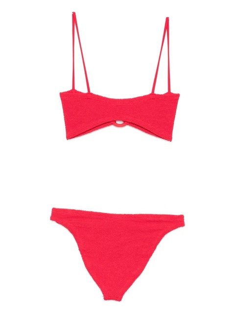 Hunza G Misty hoop-detail bikini - Red - zdjęcie produktu nr 1