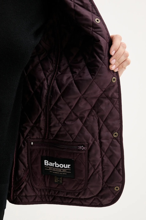 Barbour kurtka ANNANDALE damska kolor bordowy LQU0475 - zdjęcie produktu nr 1