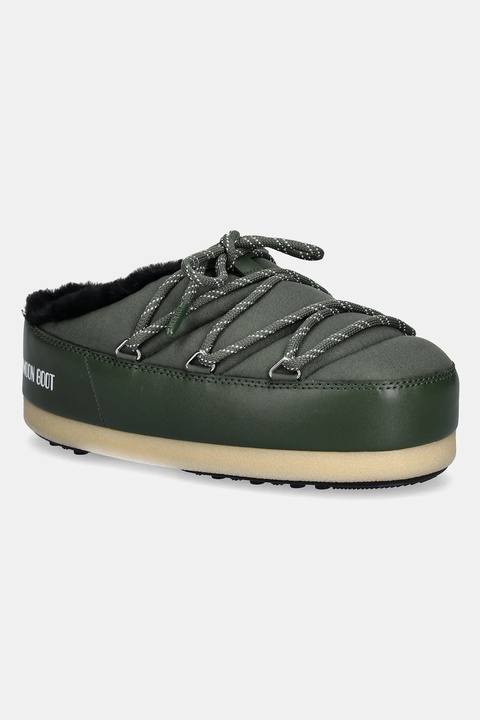 Moon Boot klapki MB EVX MULE NYLON kolor zielony 80D1470110 G016 - zdjęcie produktu nr 1