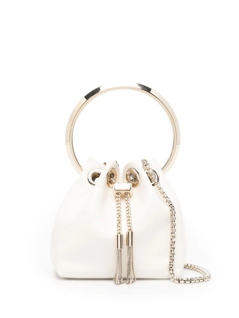 Jimmy Choo Bon Bon mini bag - White - zdjęcie produktu nr 1