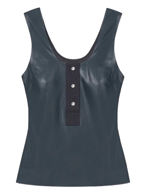 Nanushka Anesa button-plaquet tank top - Blue - zdjęcie produktu nr 1