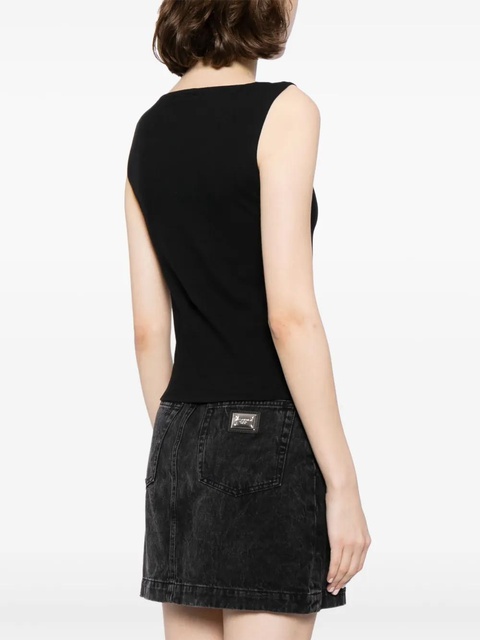 Reformation Dusk boat-neck top - Black - zdjęcie produktu nr 2
