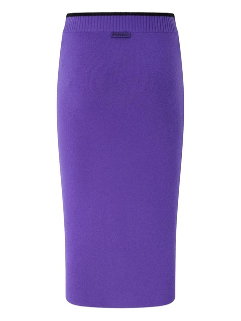 PINKO wool blend pencil skirt - Purple - zdjęcie produktu nr 1