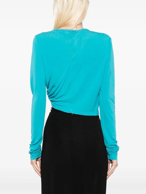 Christopher Esber Bezel quartz long-sleeved top - Blue - zdjęcie produktu nr 2