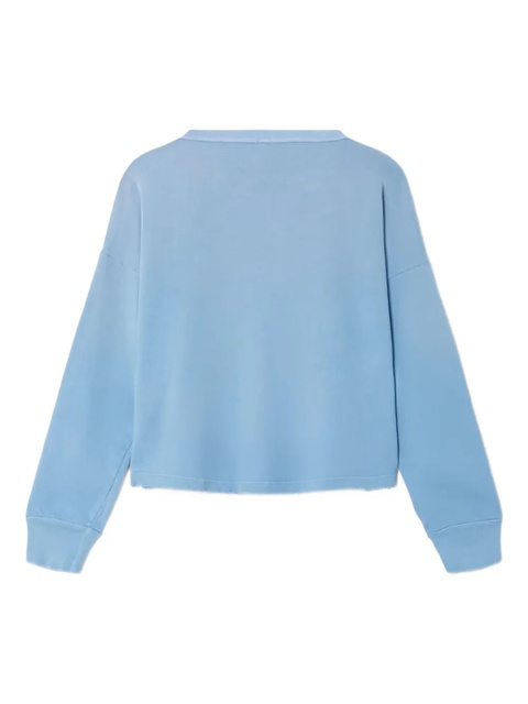 RE/DONE x Hanes crew-neck sweatshirt - Blue - zdjęcie produktu nr 2