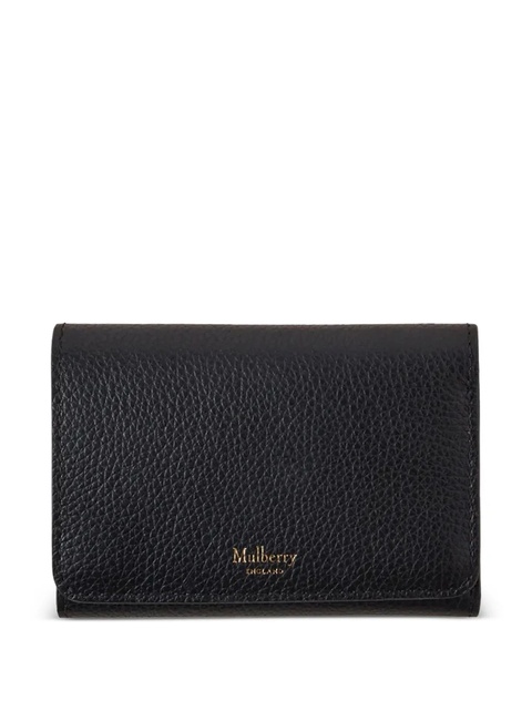 Mulberry leather tri-fold wallet - Black - zdjęcie produktu nr 1