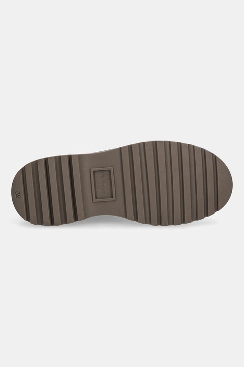 Gant workery zamszowe Wintly damskie kolor brązowy na płaskim obcasie lekko ocieplone 31543082 - zdjęcie produktu nr 2