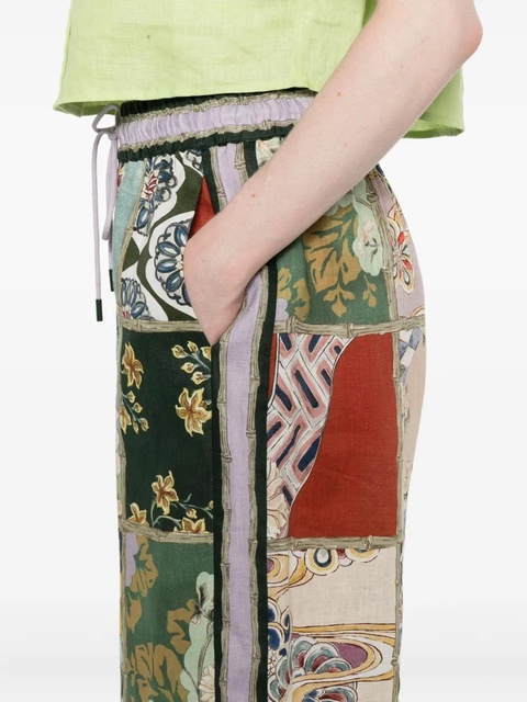 ALEMAIS Bianca patchwork pants - Green - zdjęcie produktu nr 2