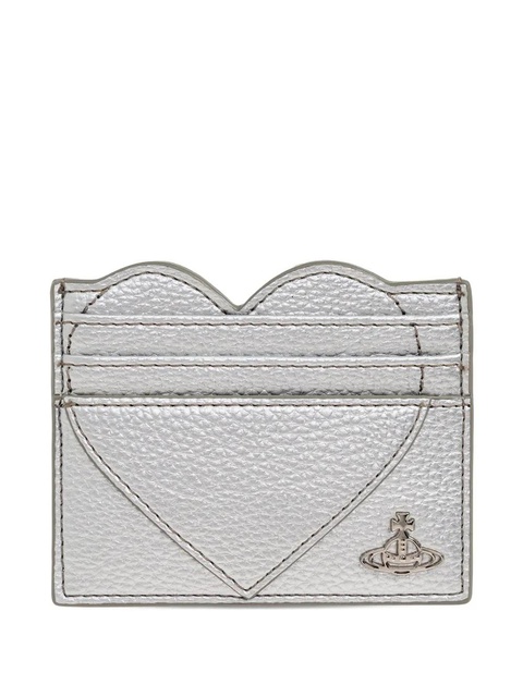 Vivienne Westwood heart card holder - Silver - zdjęcie produktu nr 1