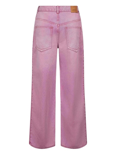 ISABEL MARANT pleat-front jeans - Pink - zdjęcie produktu nr 1