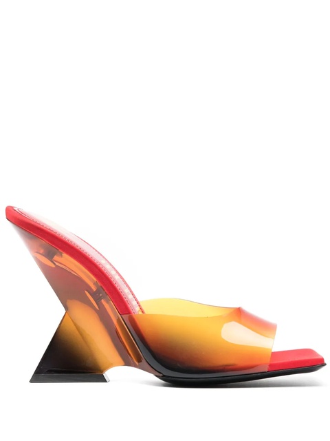 The Attico 105mm Cheope sandals - Red - zdjęcie produktu nr 1