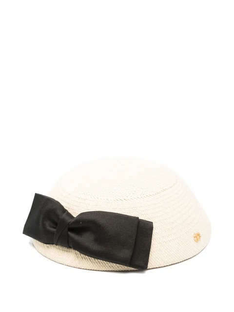 Valentino Garavani bow-detail woven hat - Neutrals - zdjęcie produktu nr 2