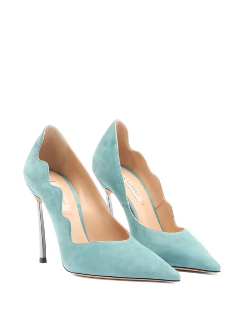 Casadei 100mm Superblade Camoscio pumps - Blue - zdjęcie produktu nr 1