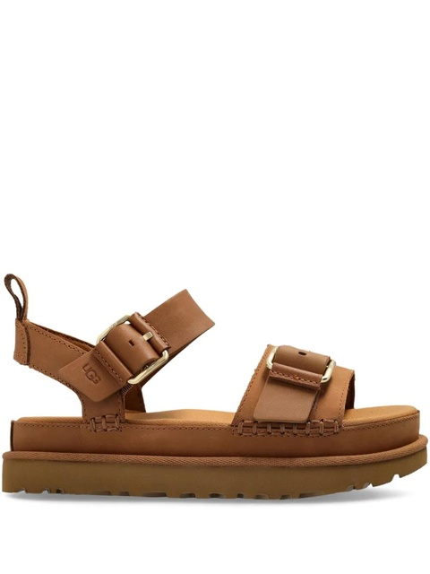 UGG leather sandals - Brown - zdjęcie produktu nr 1