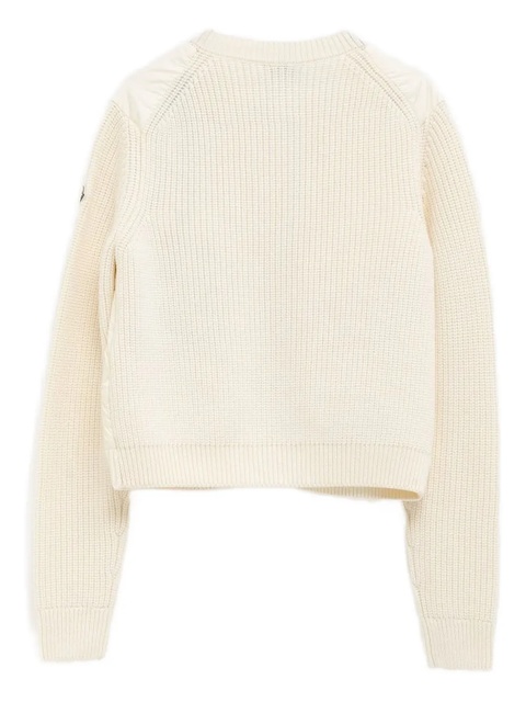 Moncler quilted knit cardigan - White - zdjęcie produktu nr 2