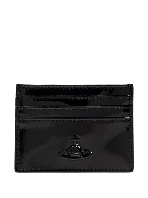 Vivienne Westwood orb-detail card holder - Black - zdjęcie produktu nr 1