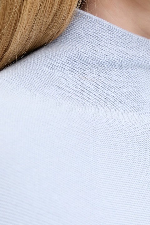 Marc O'Polo sweter bawełniany damski kolor niebieski lekki z półgolfem 600600660271 - zdjęcie produktu nr 2