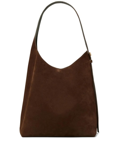 Tory Burch Romy suede tote bag - Brown - zdjęcie produktu nr 1