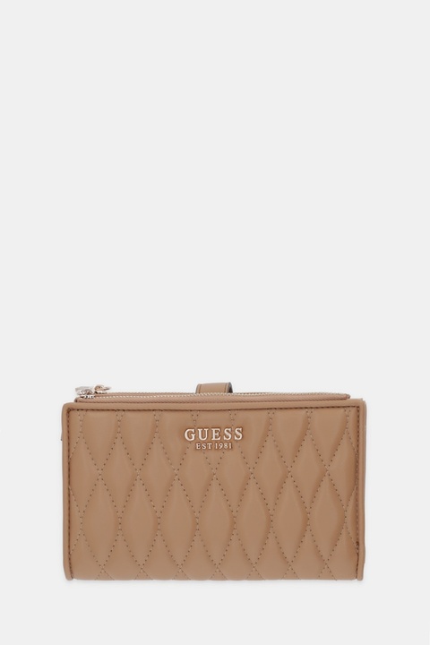 Guess portfel VALLA damski kolor brązowy SWQG81 22157 - zdjęcie produktu nr 1