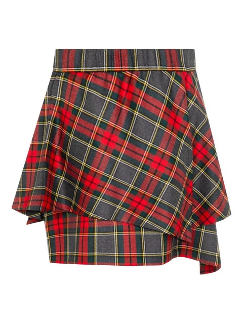 Vivienne Westwood asymmetric plaid skirt - Red - zdjęcie produktu nr 1