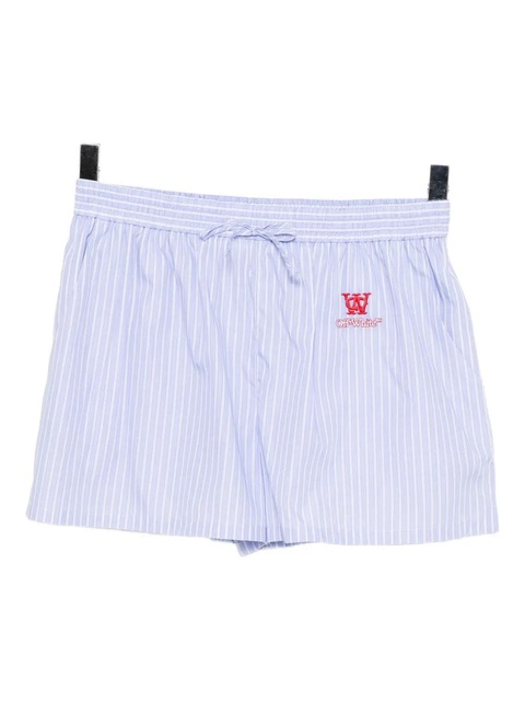 Off-White striped shorts - Blue - zdjęcie produktu nr 1