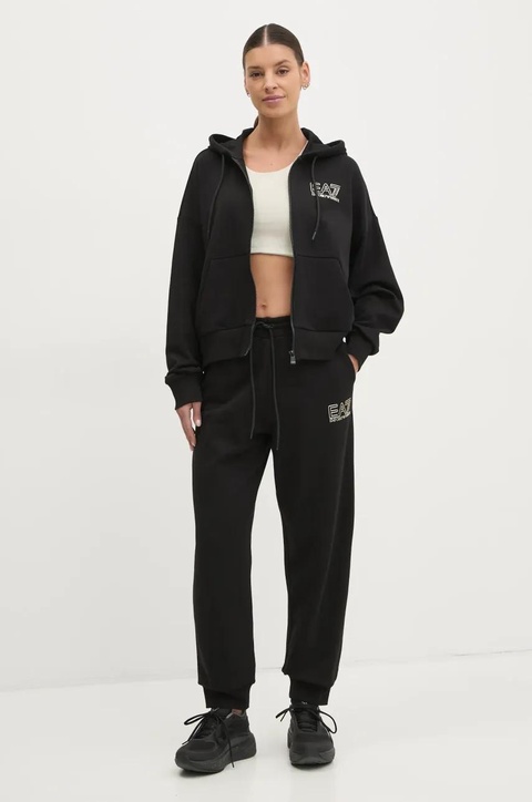 EA7 Emporio Armani dres damski kolor czarny AF12473.7W000110 - zdjęcie produktu nr 1