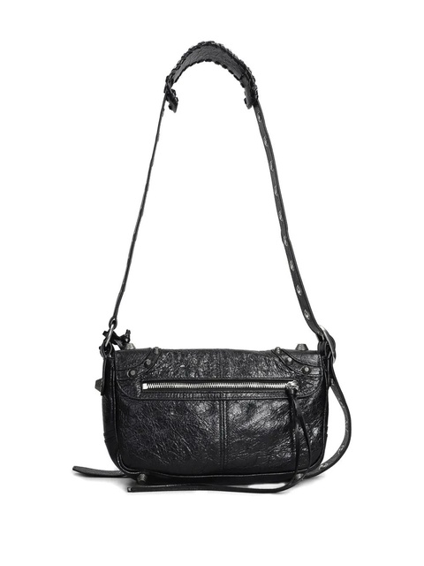 Balenciaga textured leather shoulder bag - Black - zdjęcie produktu nr 2