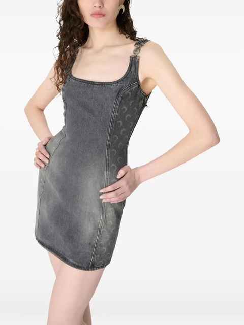 Marine Serre Moon sleeveless denim dress - Grey - zdjęcie produktu nr 2