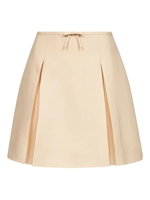 Valentino Garavani Crepe Couture mini skirt - Neutrals - zdjęcie produktu nr 1