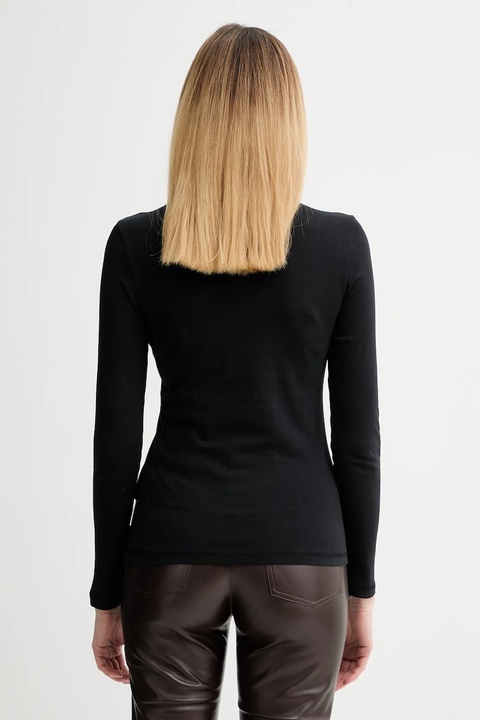 Marc O'Polo longsleeve bawełniany kolor czarny 5000007488 - zdjęcie produktu nr 2