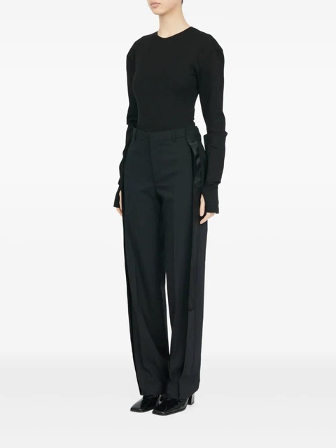 MM6 Maison Margiela wool trousers - Black - zdjęcie produktu nr 1