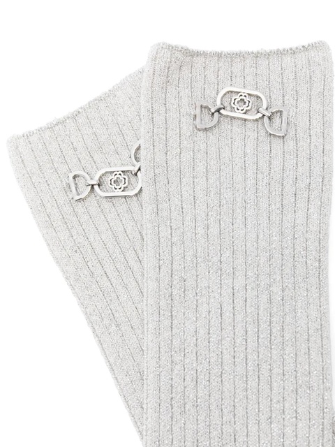 Maje lurex socks - Silver - zdjęcie produktu nr 2