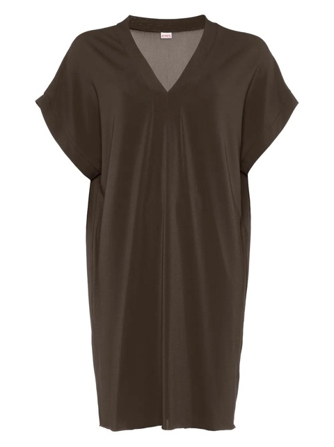 ERES Tali V-neck tunic dress - Grey - zdjęcie produktu nr 1
