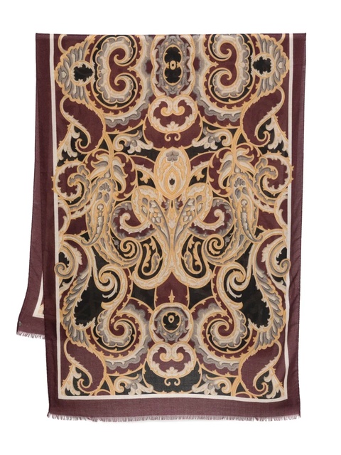 ETRO printed scarf - Red - zdjęcie produktu nr 1