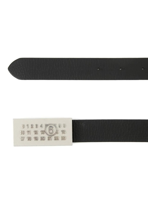 MM6 Maison Margiela Numeric belt - Black - zdjęcie produktu nr 2