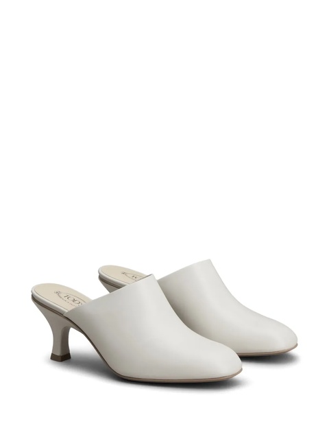 Tod's 65 leather mules - White - zdjęcie produktu nr 2