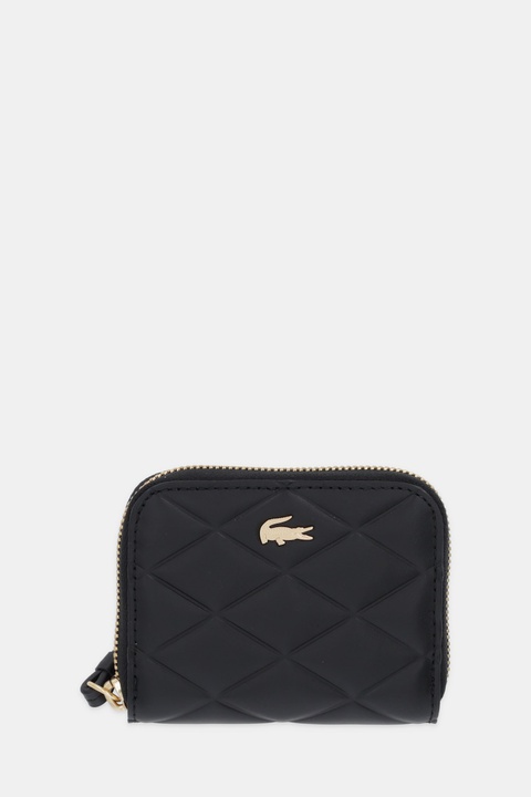 Lacoste portfel skórzany damski kolor czarny NF5120EE - zdjęcie produktu nr 1