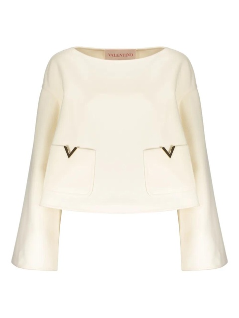 Valentino Garavani double-pocket top - White - zdjęcie produktu nr 2
