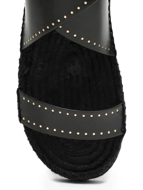 ISABEL MARANT studded cross-strap sandals - Black - zdjęcie produktu nr 2