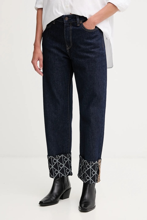 Calvin Klein Jeans jeansy damskie medium waist LV047D711G - zdjęcie produktu nr 1