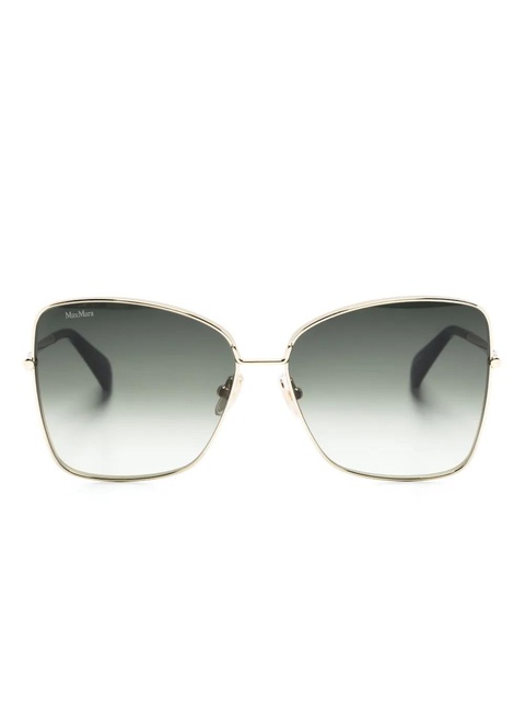 Max Mara Eyewear MM0097 Menton1 geometric-frame sunglasses - Gold - zdjęcie produktu nr 1