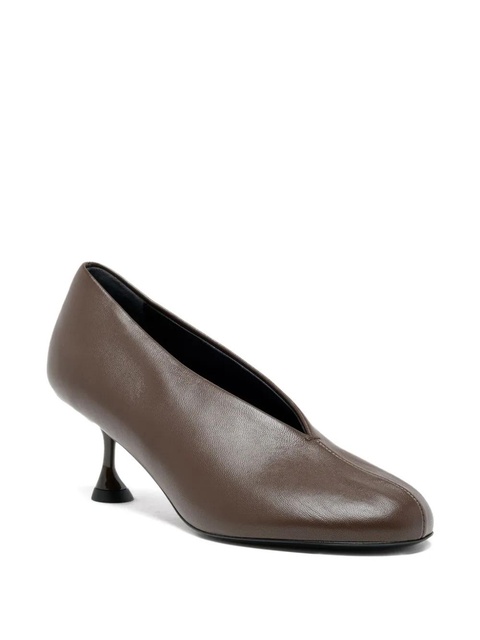 Proenza Schouler Tee leather pumps - Brown - zdjęcie produktu nr 1