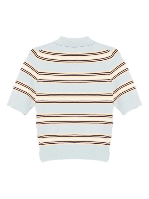 Reformation Campbell polo top - Blue - zdjęcie produktu nr 2