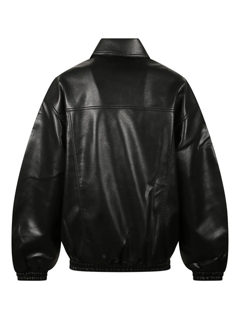 The Frankie Shop Prescott faux-leather jacket - Black - zdjęcie produktu nr 2