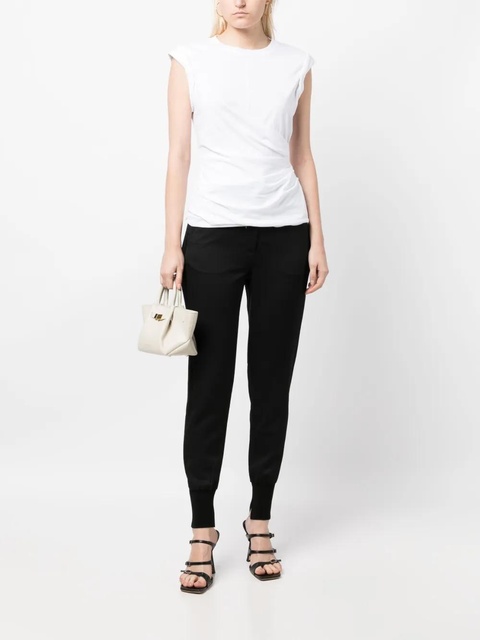 3.1 Phillip Lim mid-rise wool tapered trousers - Black - zdjęcie produktu nr 2
