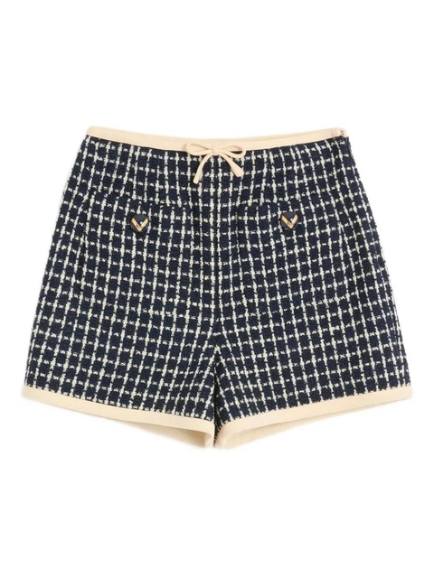 Valentino Garavani bouclé shorts - Blue - zdjęcie produktu nr 2